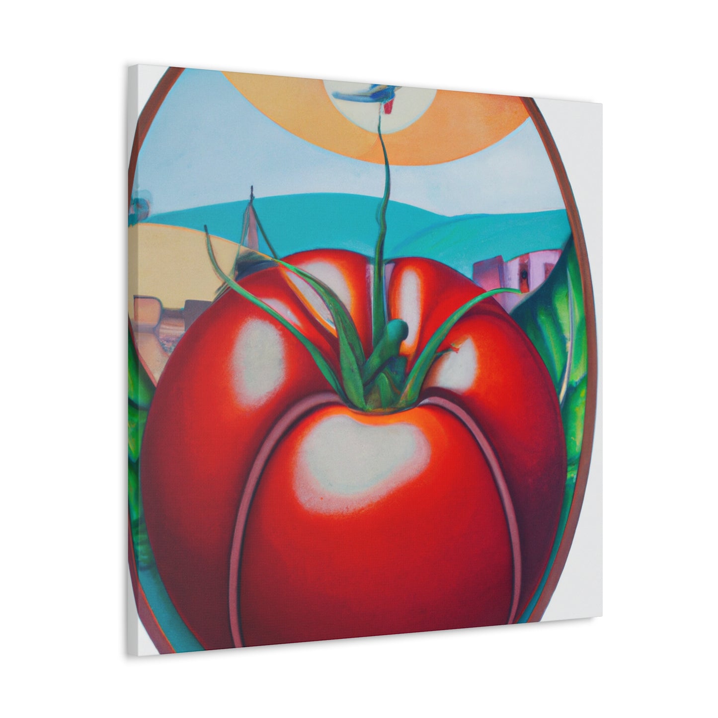 "Tomato Garden Bouquet" - Canvas