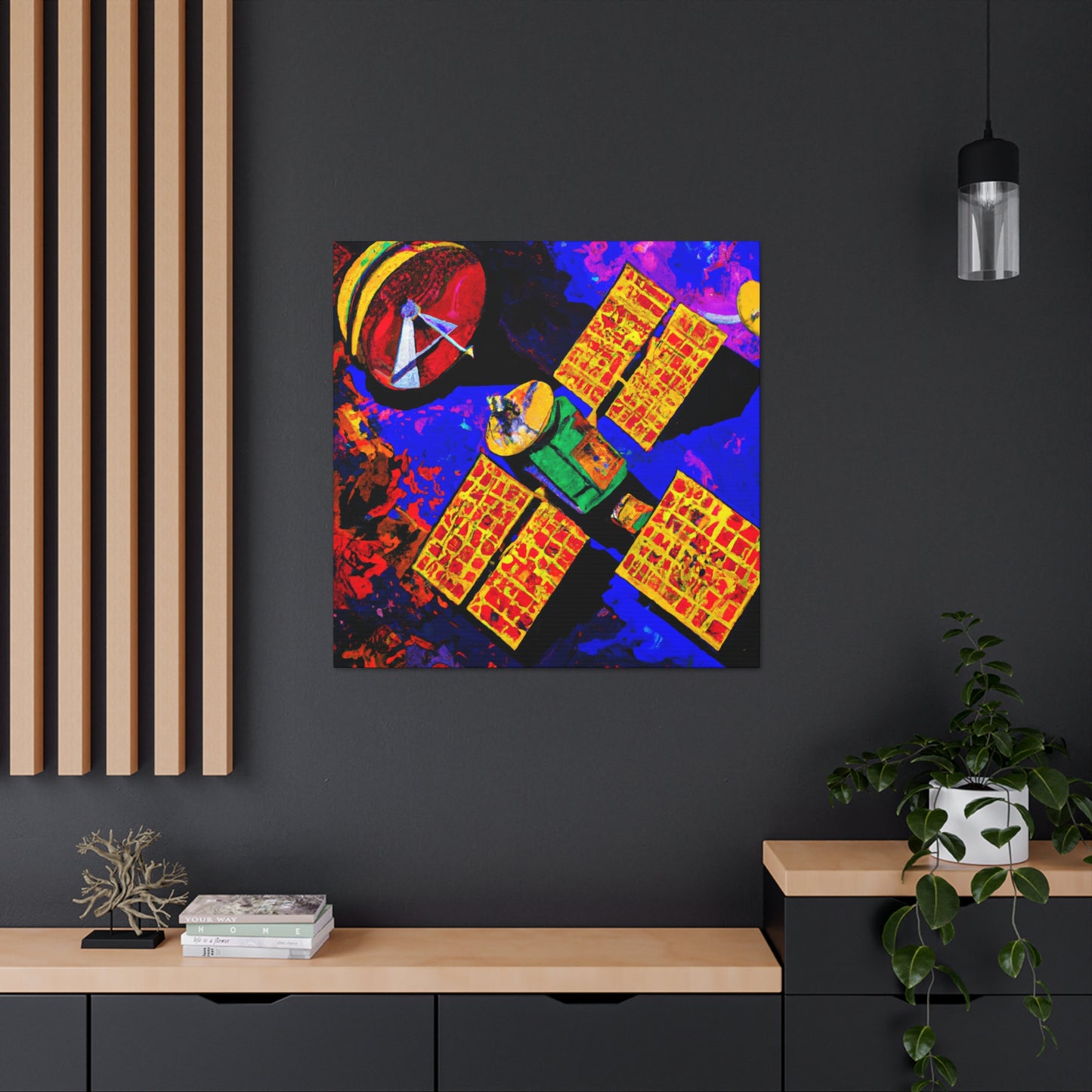 "Satellites in Fauvism" - Canvas