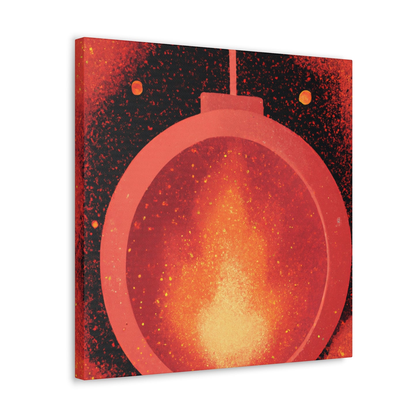 Merry Christmas Ornament - Canvas