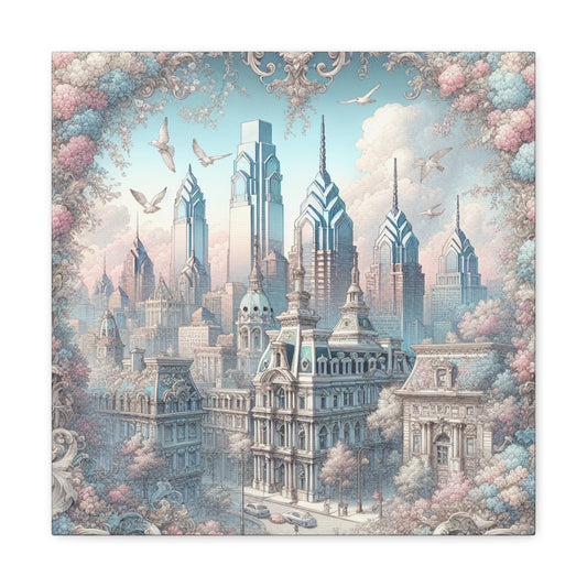 "Glorious Colonial Metropolis" - Canvas