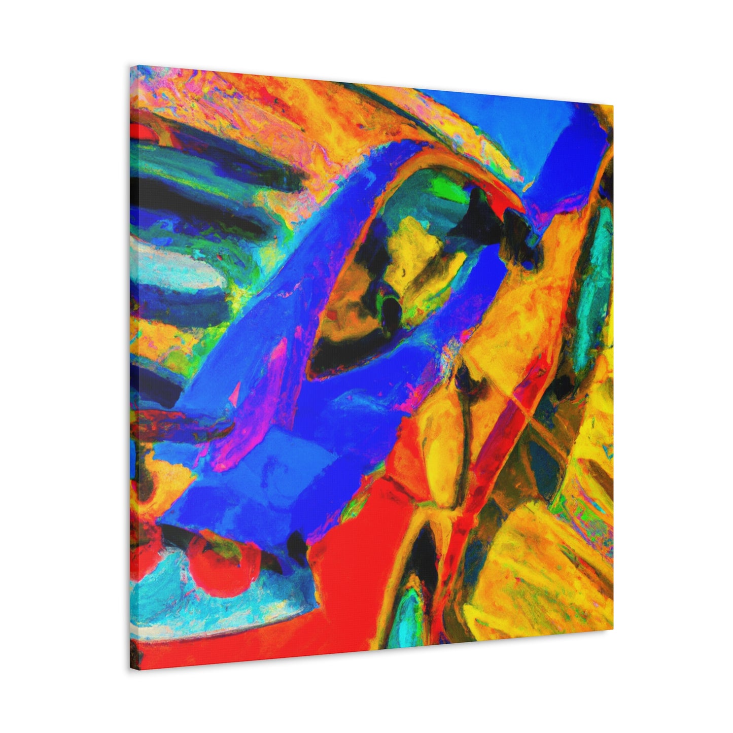 "Modern Car Abstractions" - Canvas