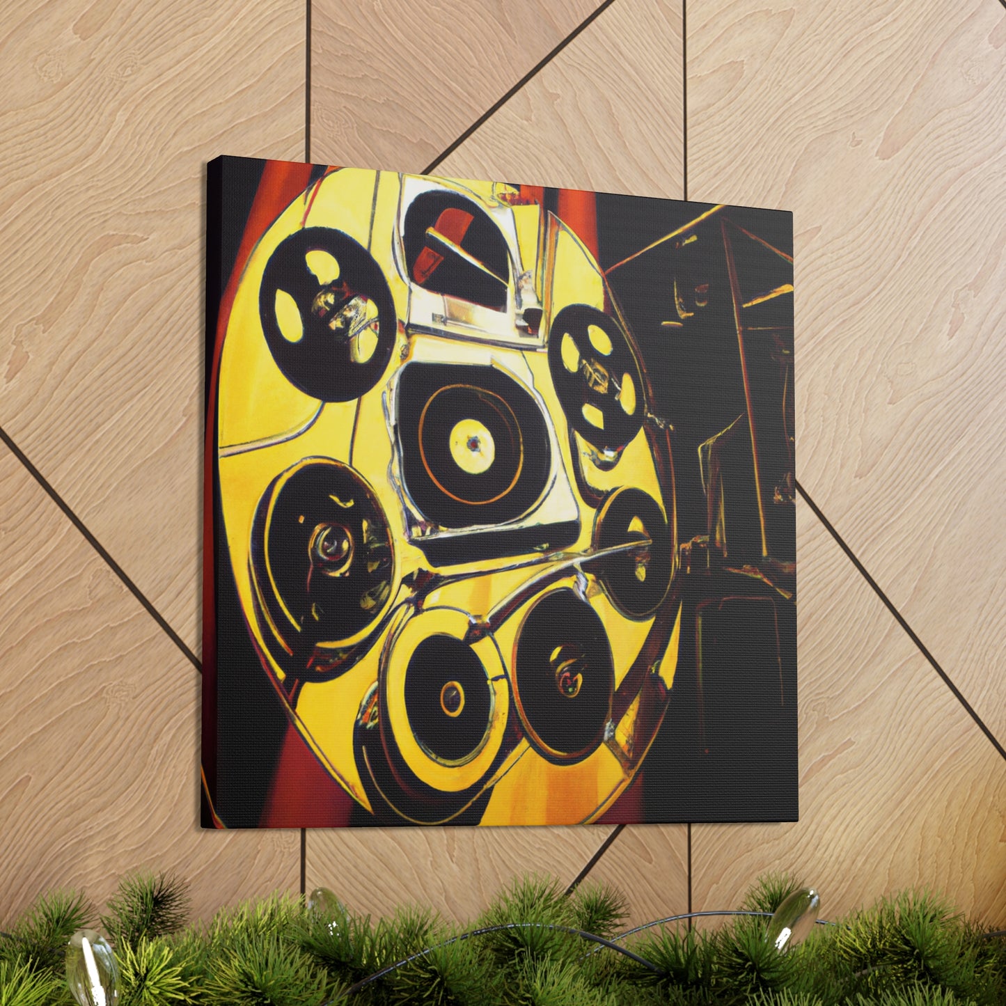 "Reel to Reel Bliss" - Canvas