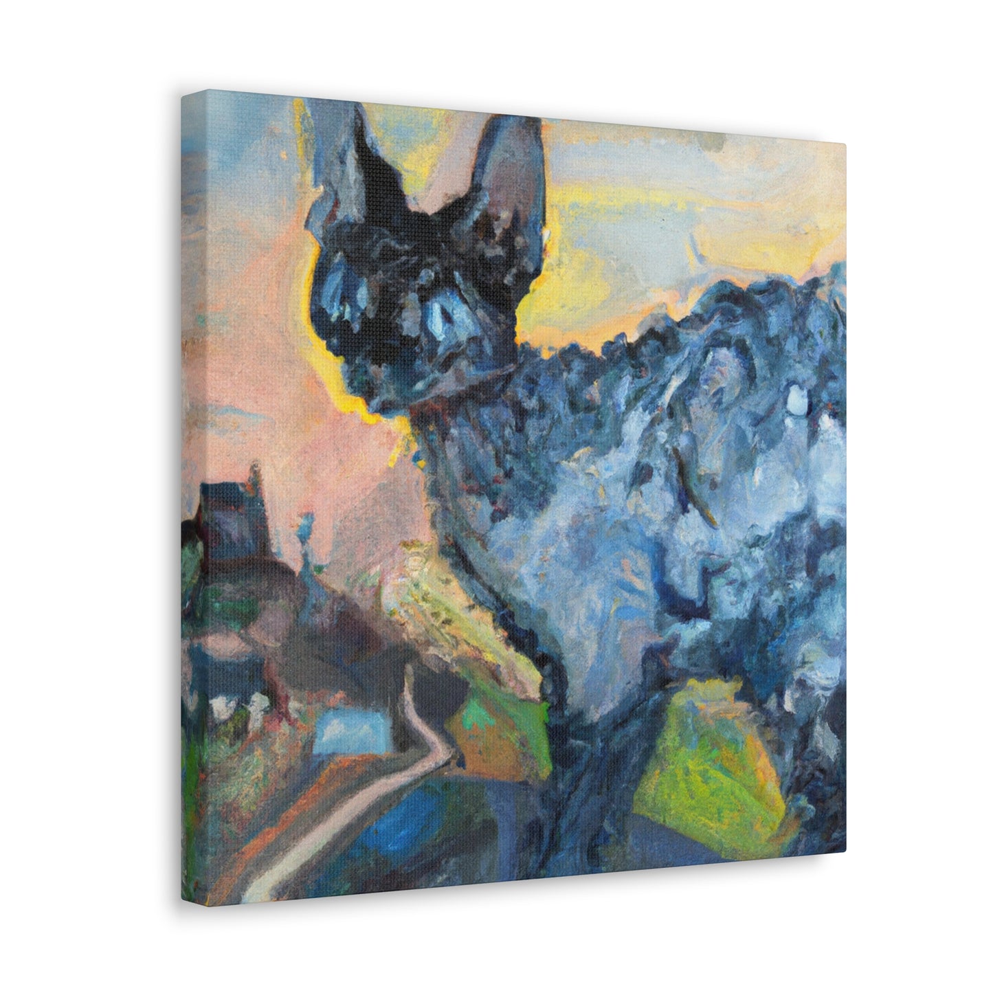 "Purrfect Feline Frivolity" - Canvas