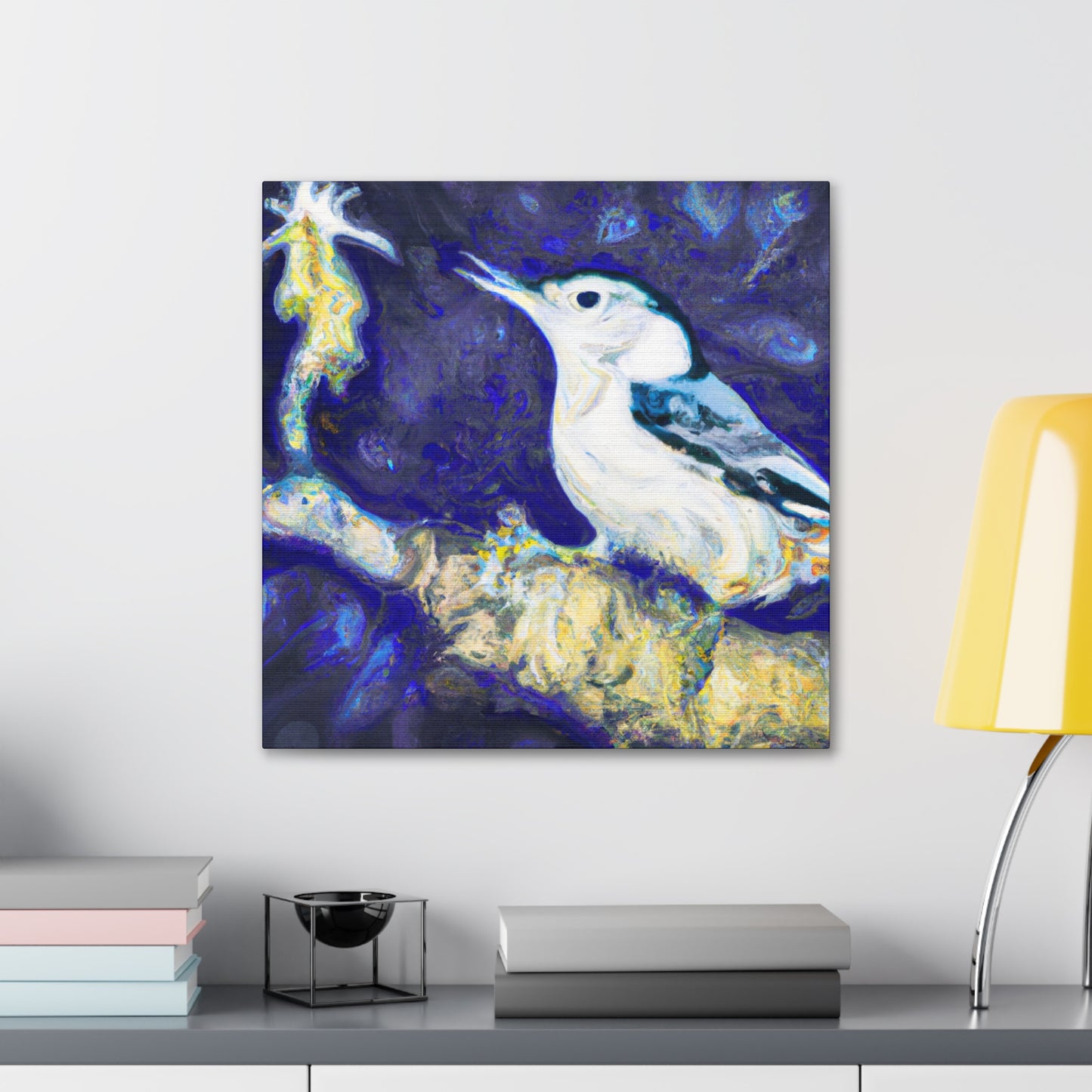 "Bird of Splendour Nuthatch" - Canvas