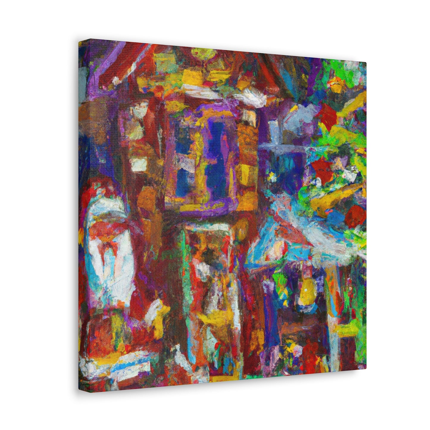 Santa's Workshop Dreaming - Canvas