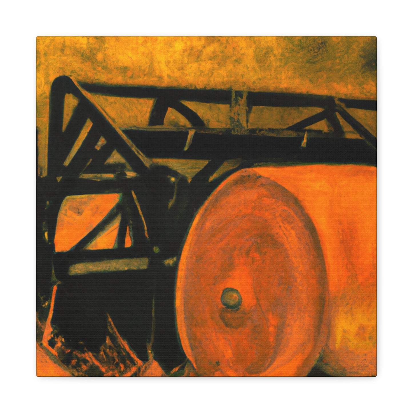 "A Baler's Contentment" - Canvas