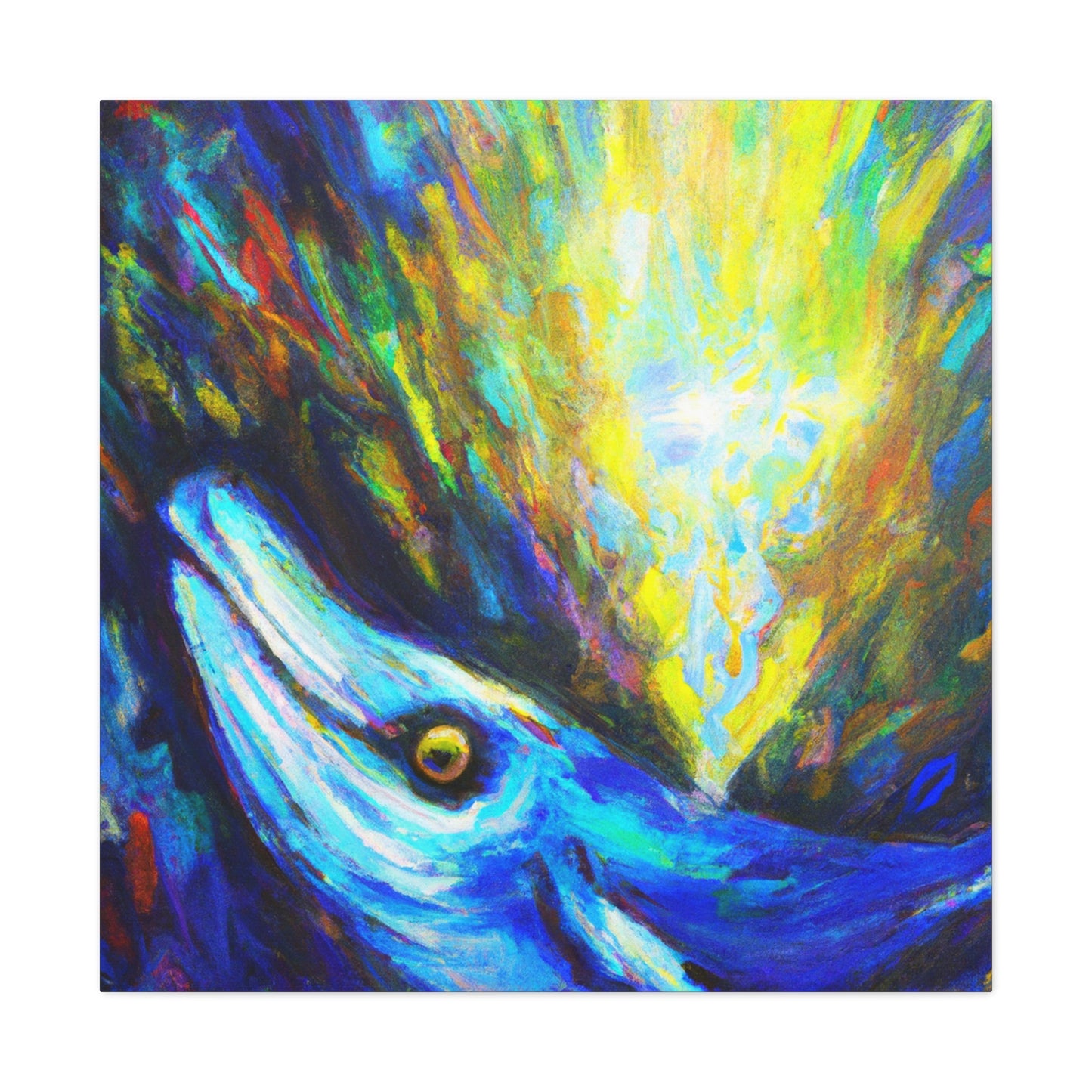 Whale Surrealism Dream - Canvas