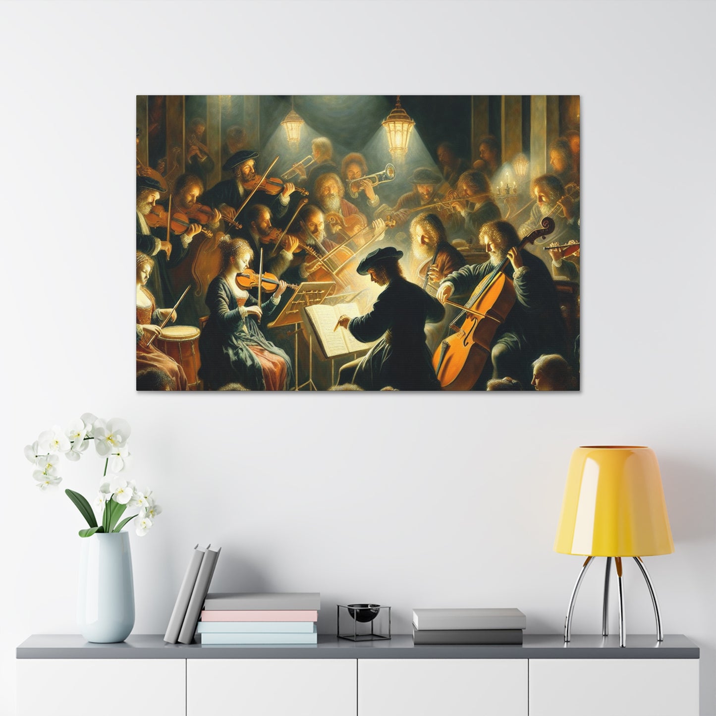 "Harmonious Revelry Unveiled" - Canvas