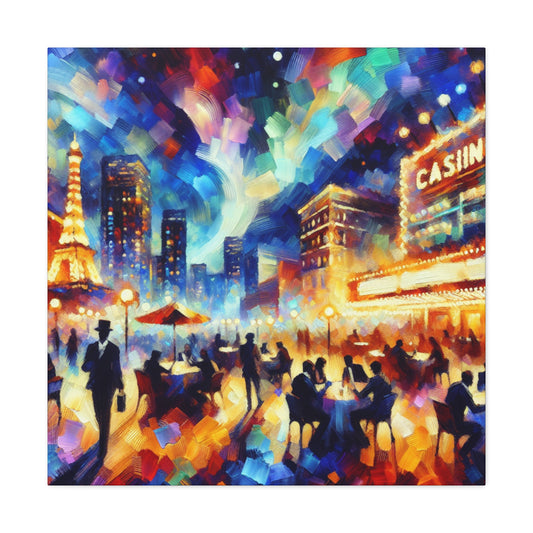 Colorful Casino Chaos - Canvas