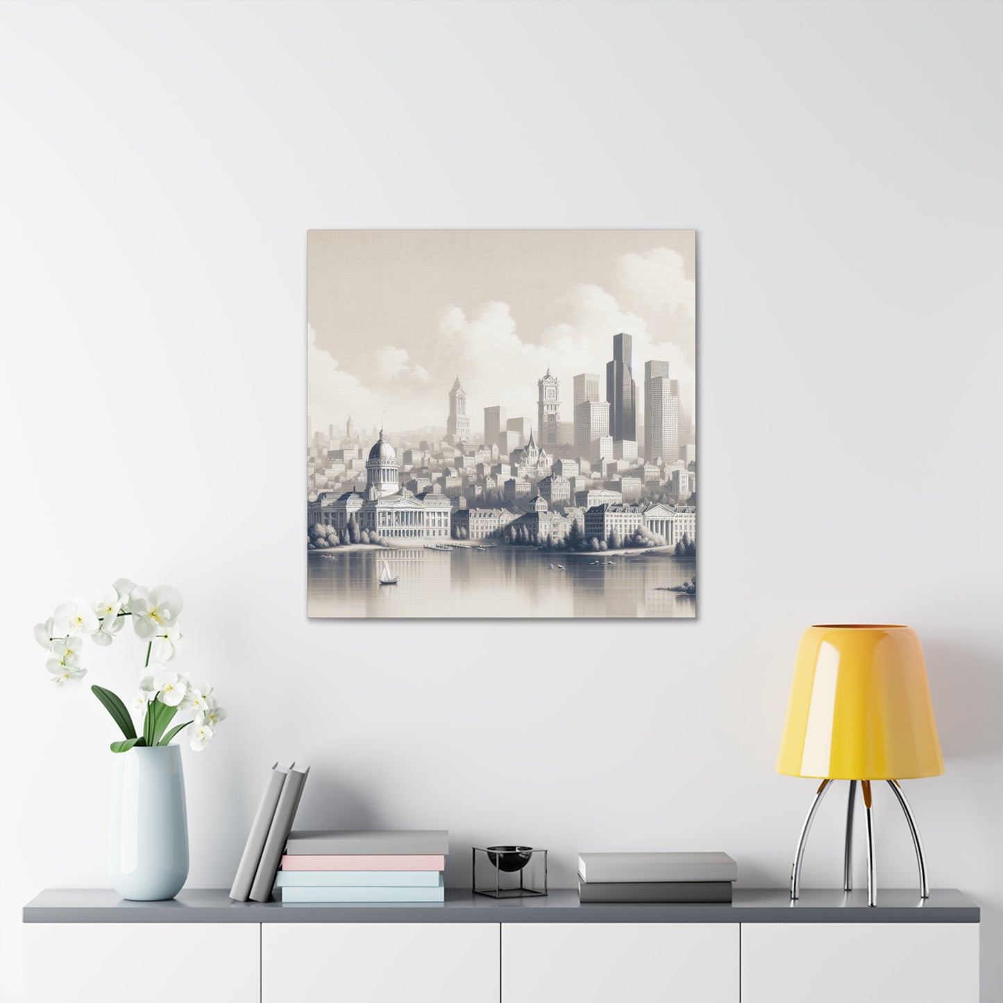 "Enchanting Emerald City Euphoria" - Canvas