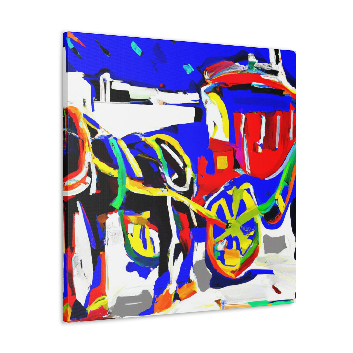 Horse and Carriage Ride - Canvas