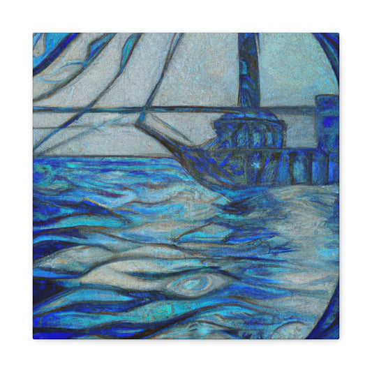 Marina in Art Nouveau - Canvas