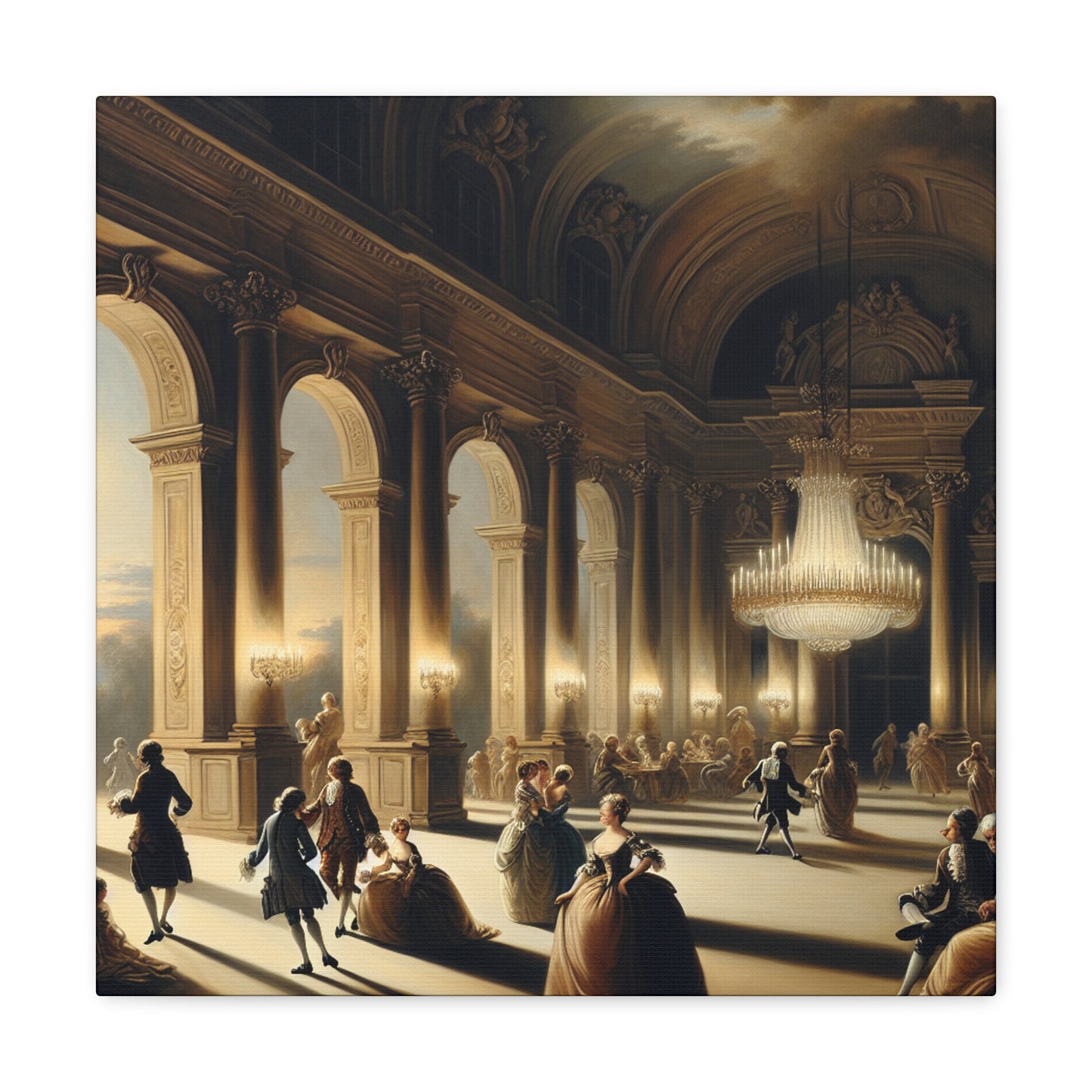 Melodies of Baroque Passion - Canvas