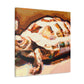 " Box Turtle in Bloom" - Canvas