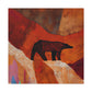 "Brown Bear Expressionism" - Canvas