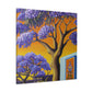 "Purple Jacaranda Bloom" - Canvas