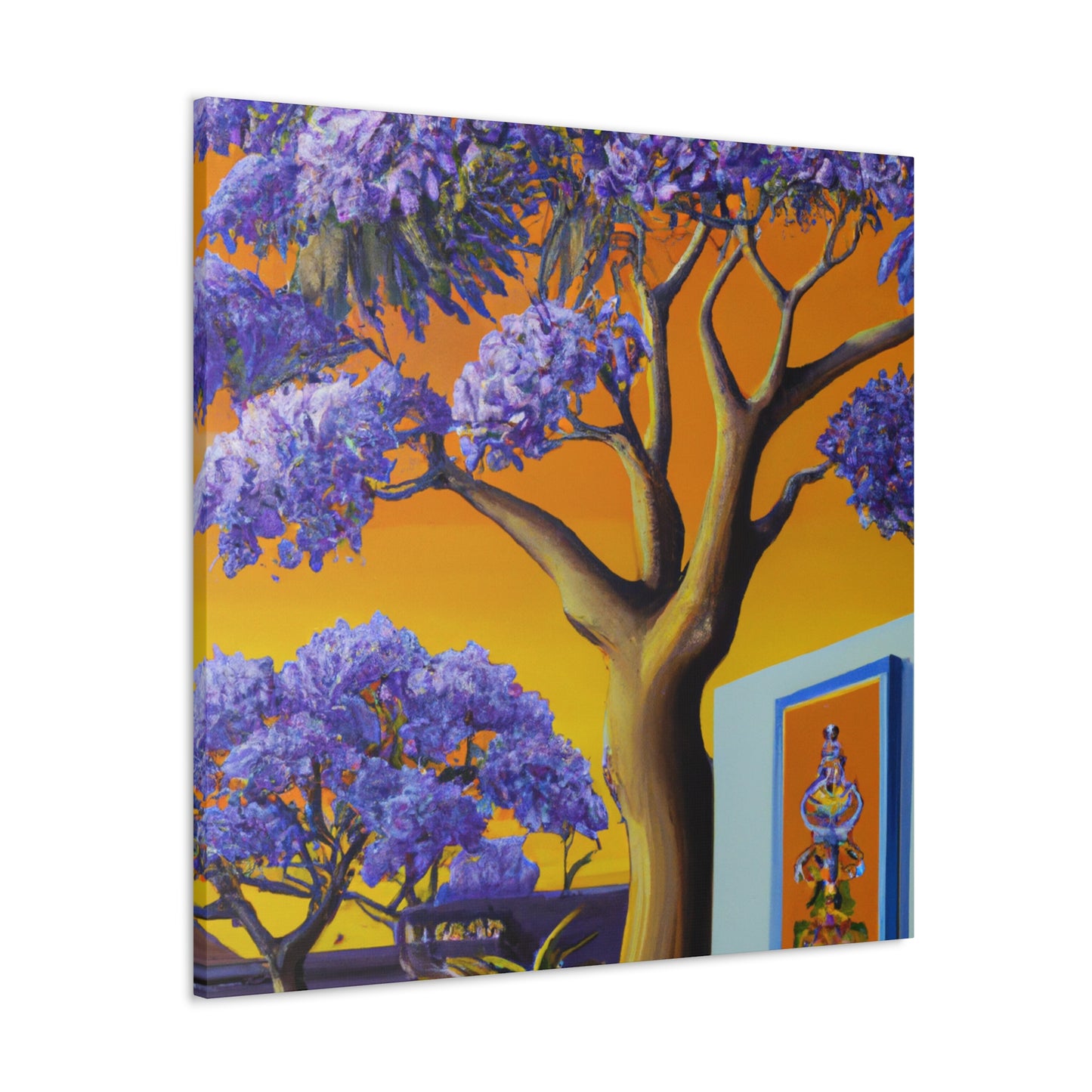 "Purple Jacaranda Bloom" - Canvas