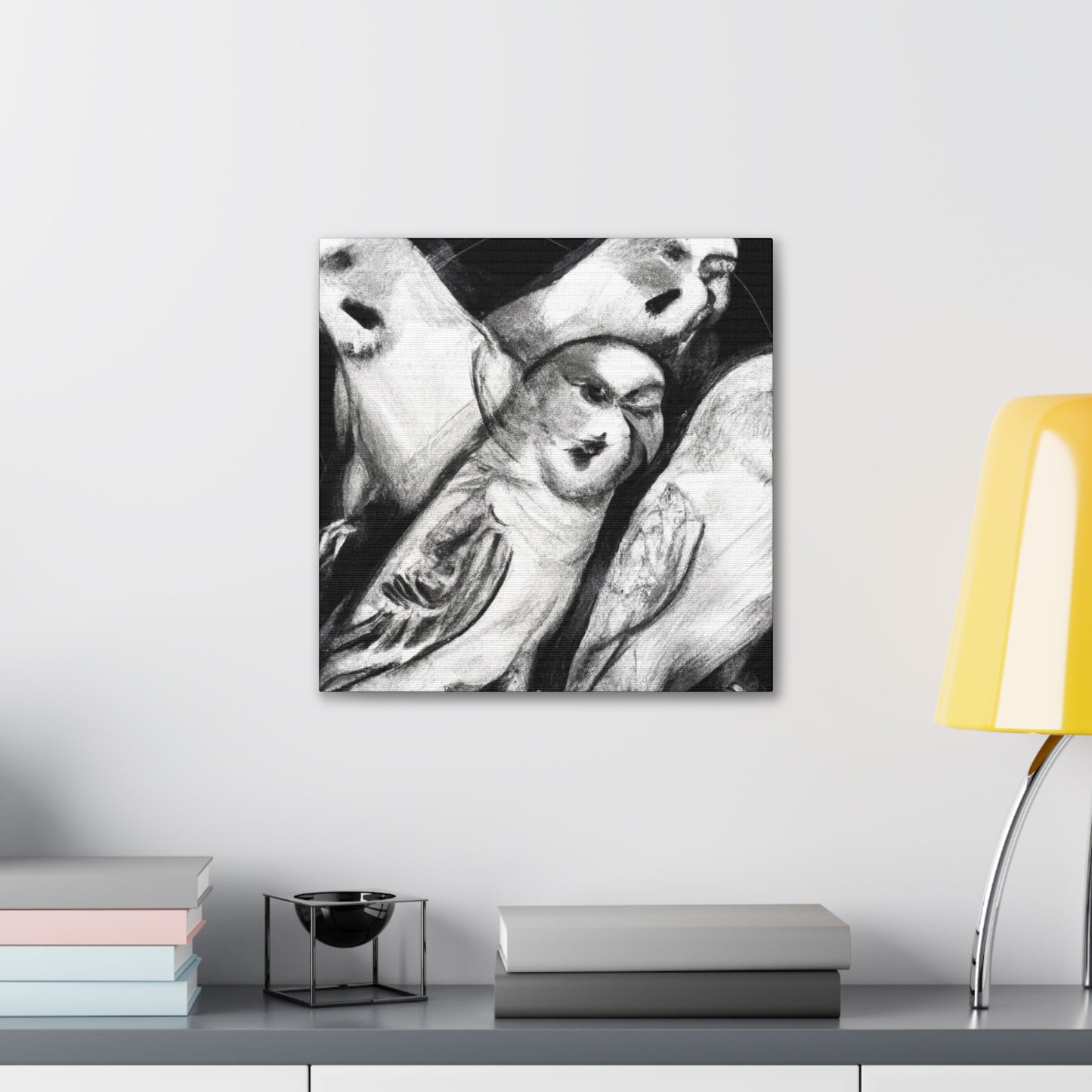 Budgies in Hyperrealism - Canvas