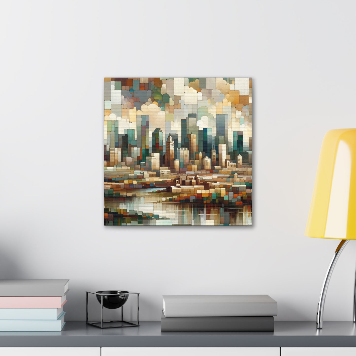 "Vibrant Denver Horizons" - Canvas