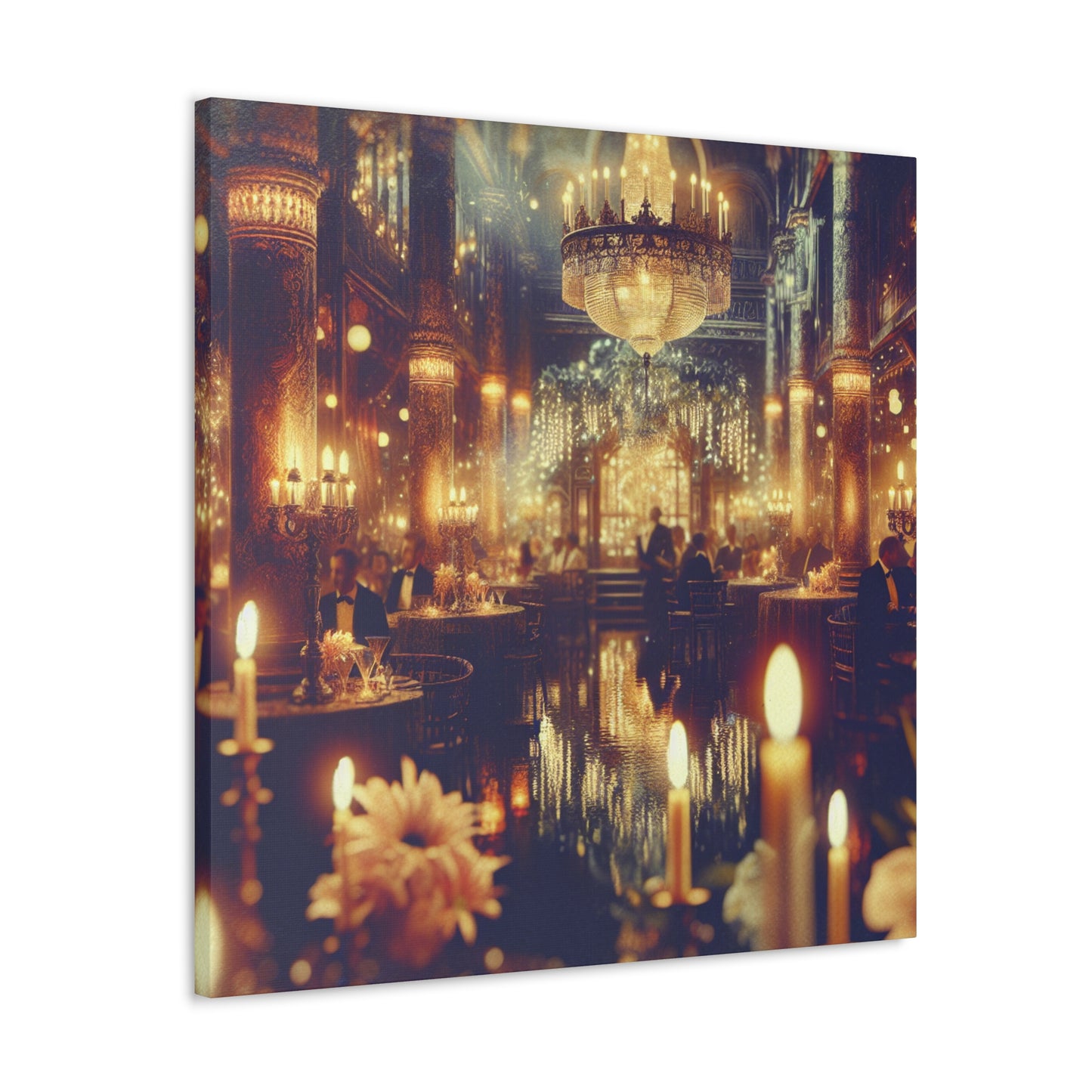 Whispered Revelry: Baroque Enclaves - Canvas