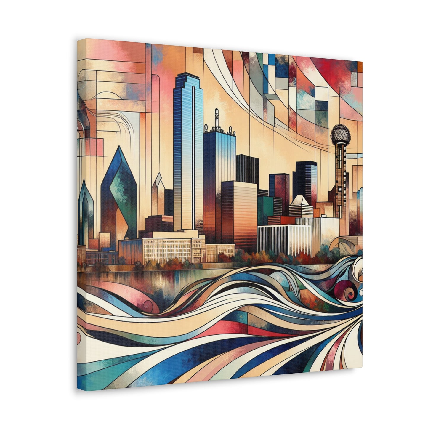 "Dallas Symphony of Contrasts" - Canvas