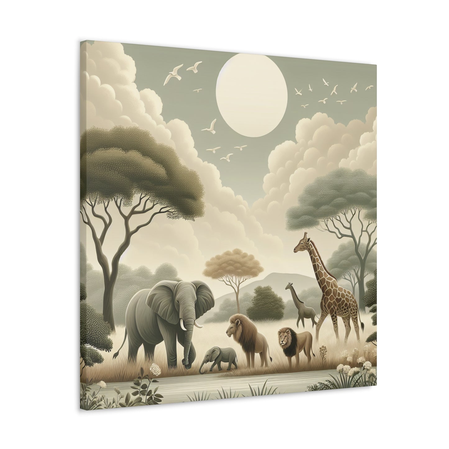 "Wild Safari Symphony" - Canvas