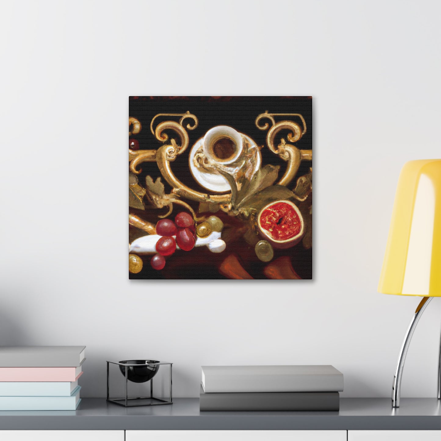 Coffee in Repose. - Canvas