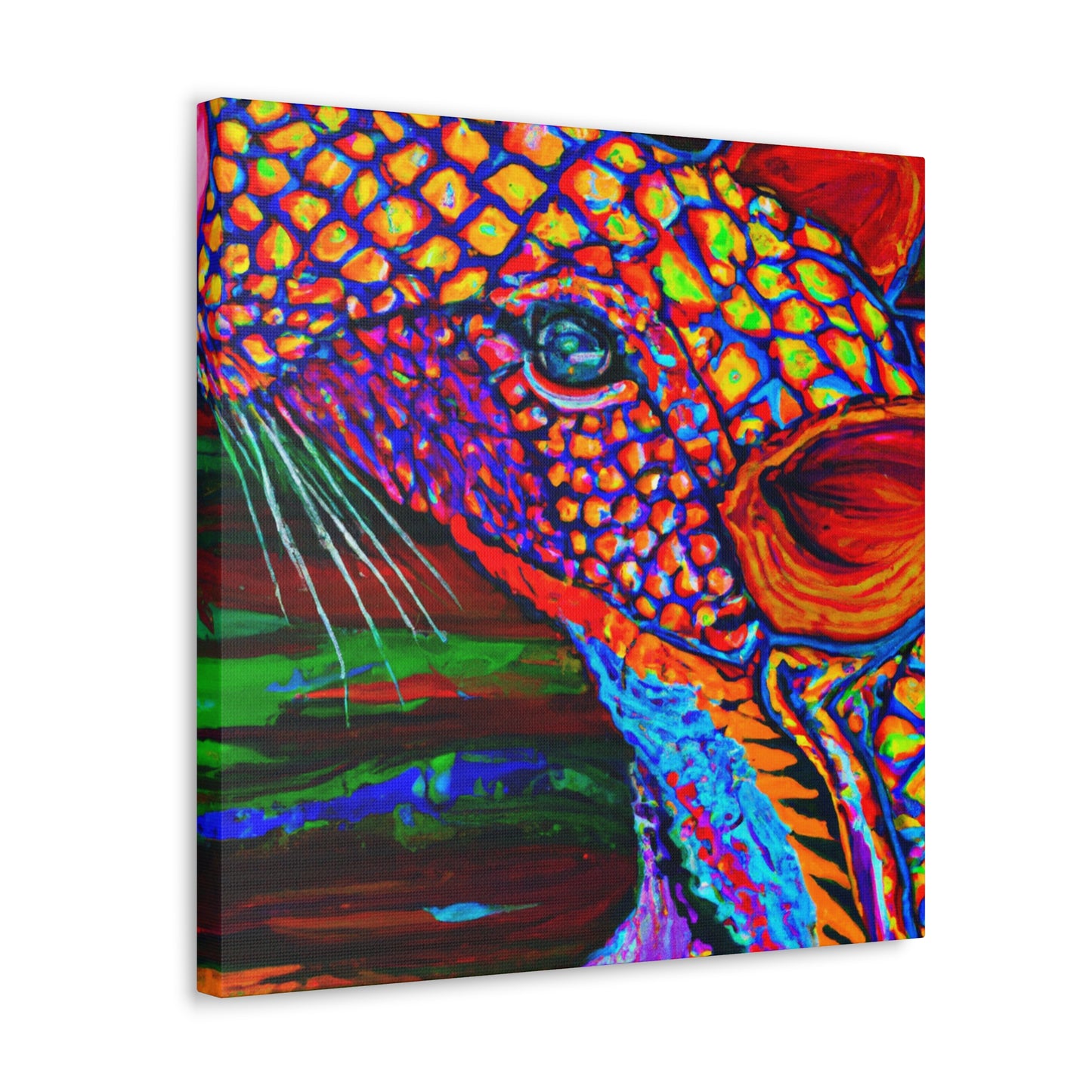 "Pangolin in India Glory" - Canvas