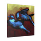 "House Sparrow's Abstraction" - Canvas