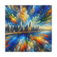 "Vibrant Metropolis Symphony" - Canvas