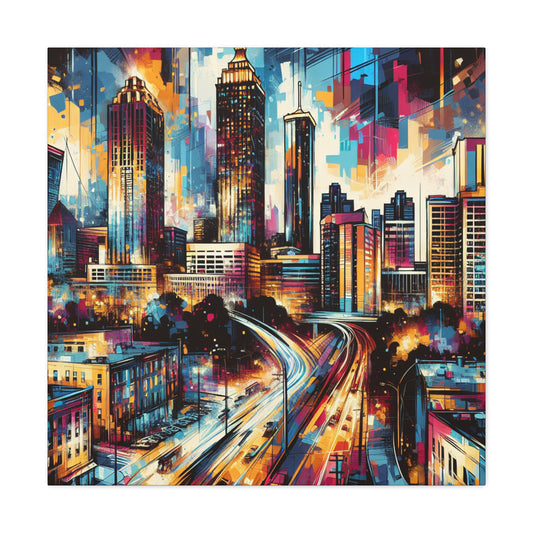 "Gritty Southern Cityscape" - Canvas