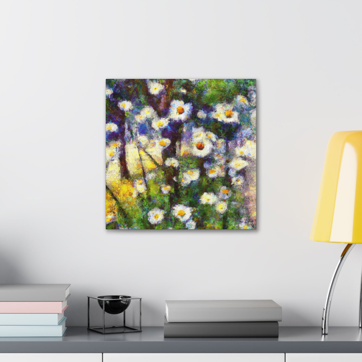 Daisy in Splendour. - Canvas