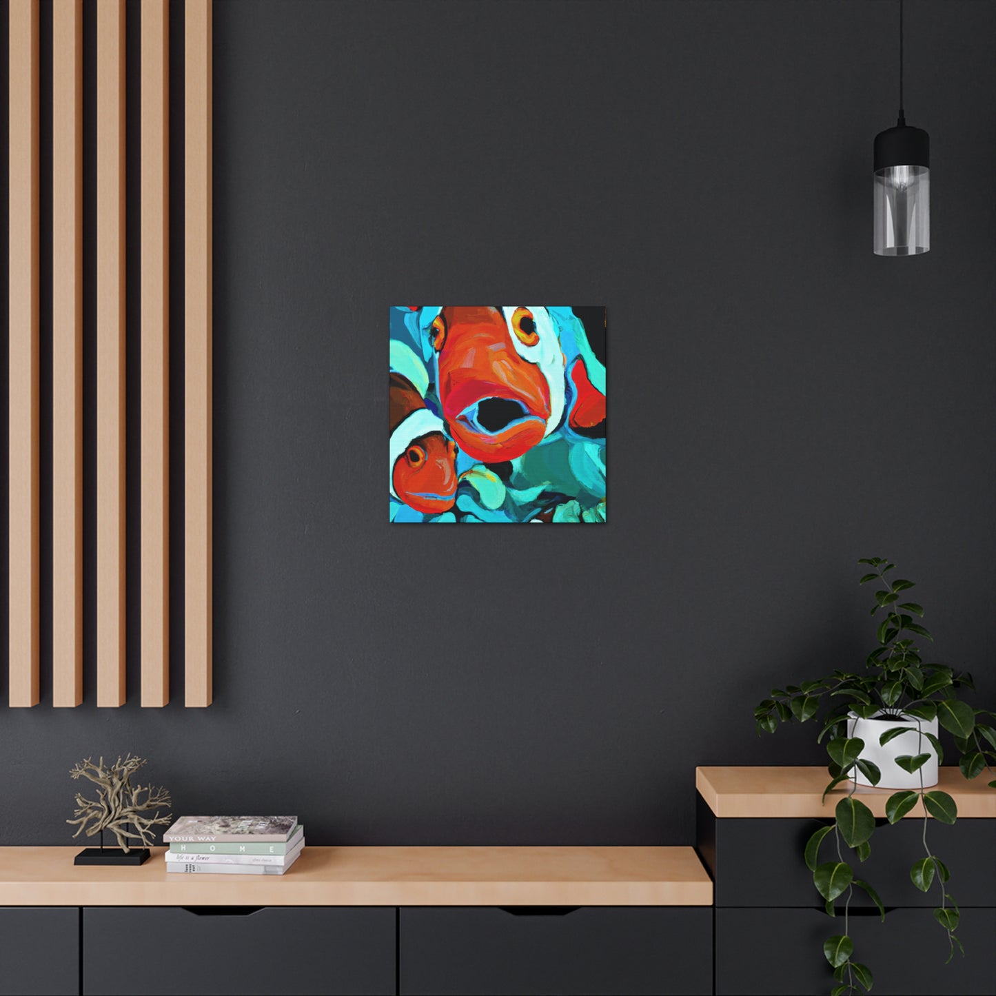 Clownfish Through Expressionism - Canvas