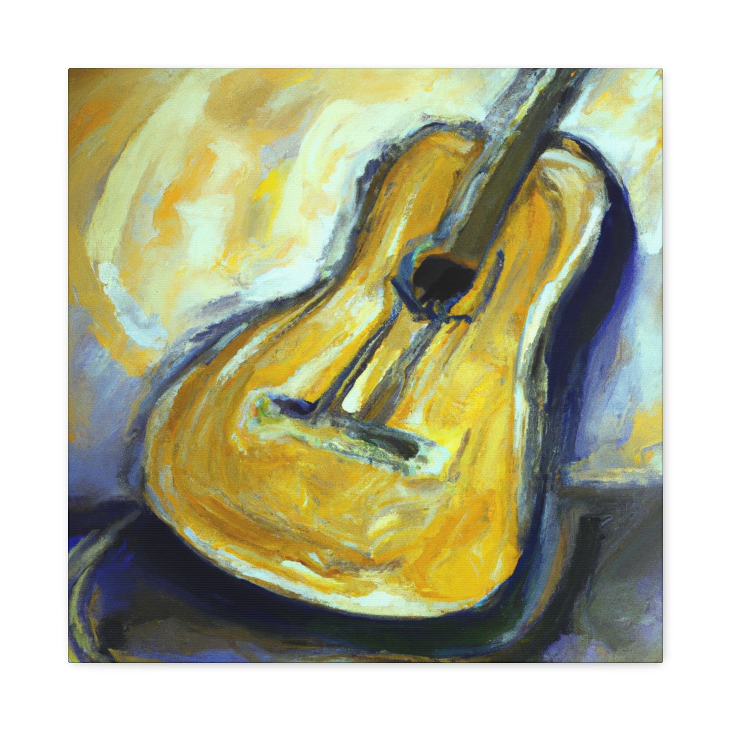 'Guitar Strings In Melody' - Canvas