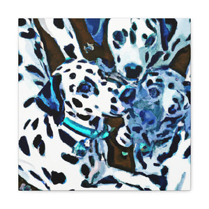 "Dalmatian Unleashed Energy" - Canvas