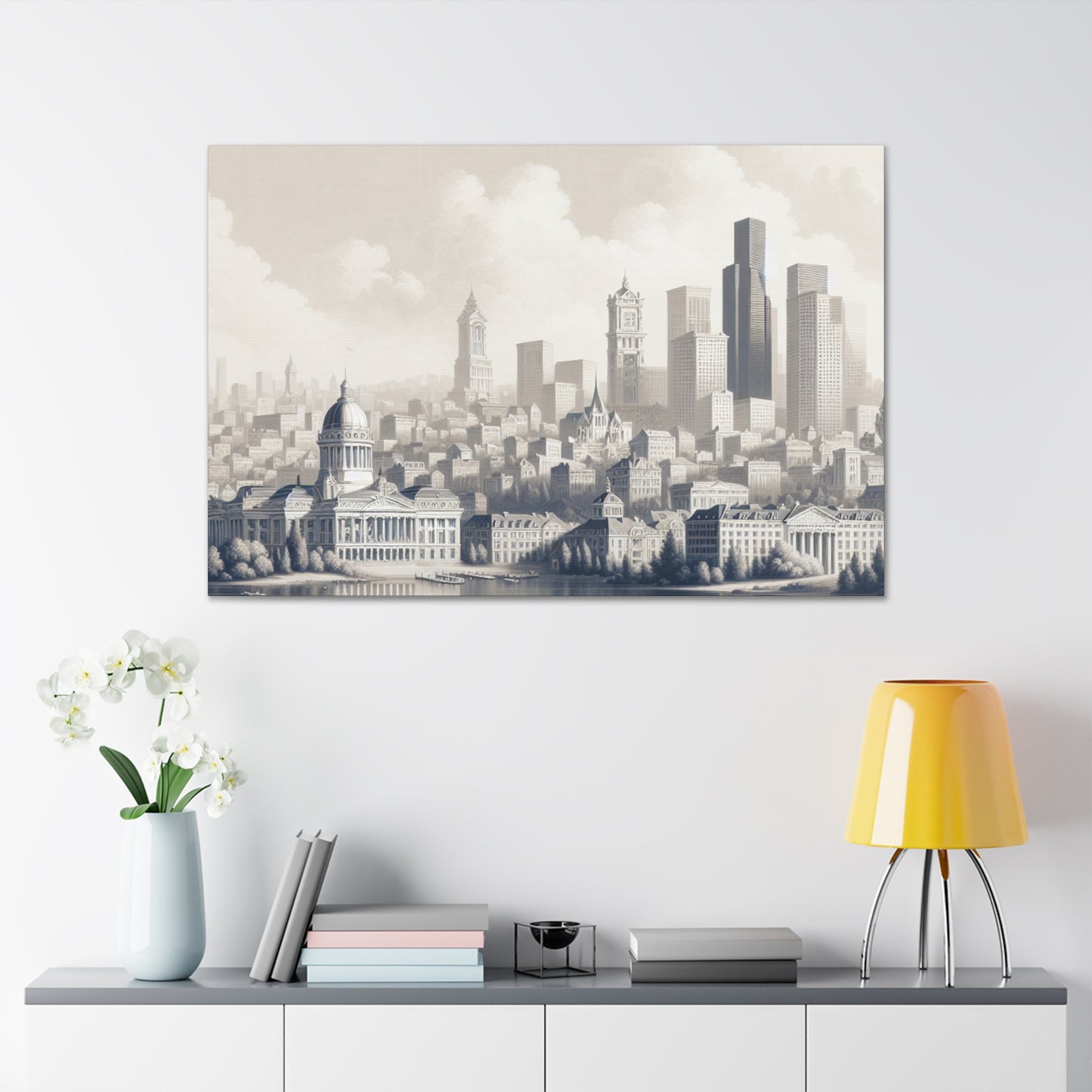 "Enchanting Emerald City Euphoria" - Canvas