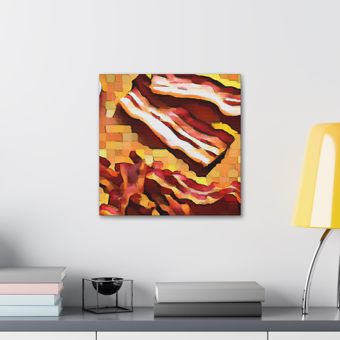 Bacon in Art Deco - Canvas