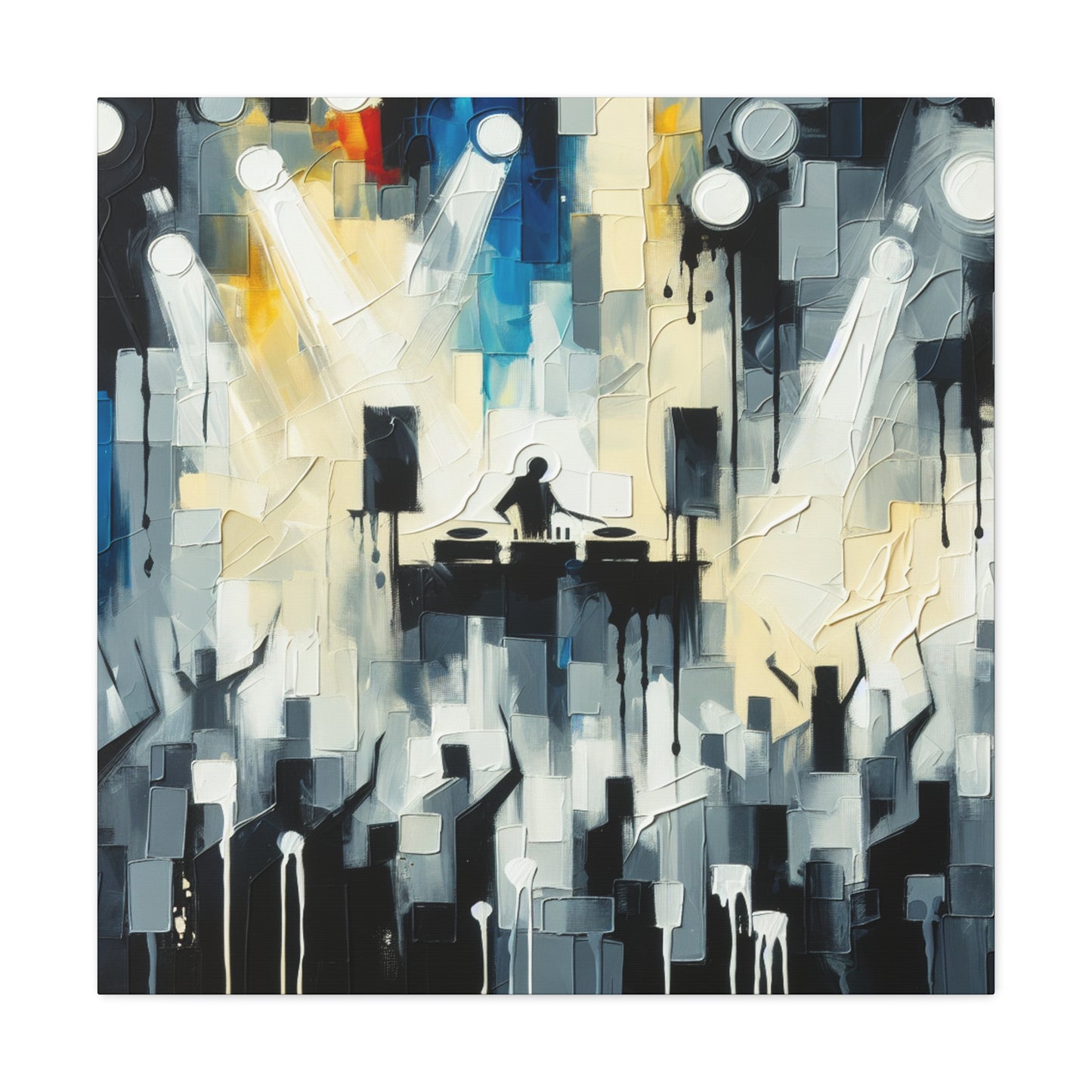 Rhythm of Nightlife Bliss - Canvas