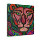 "Lion in Art Nouveau" - Canvas