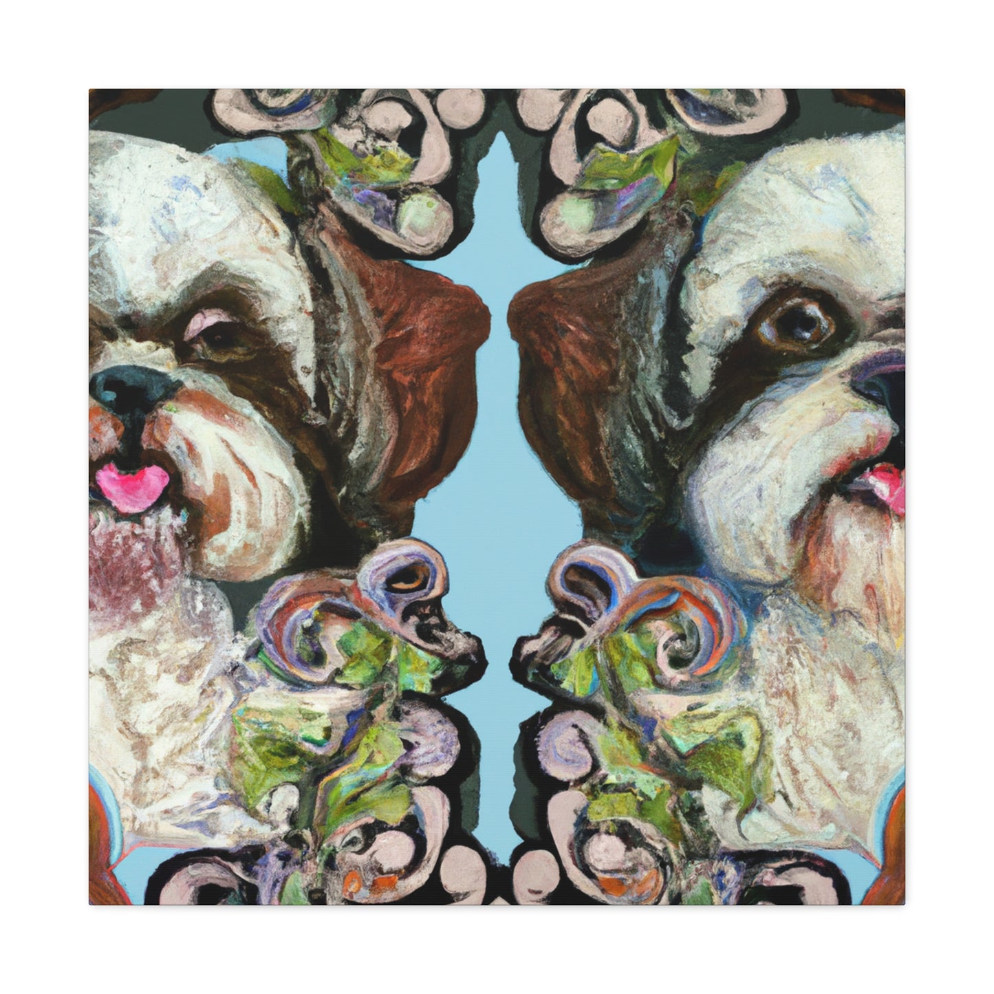 "Shih Tzu in Lace" - Canvas