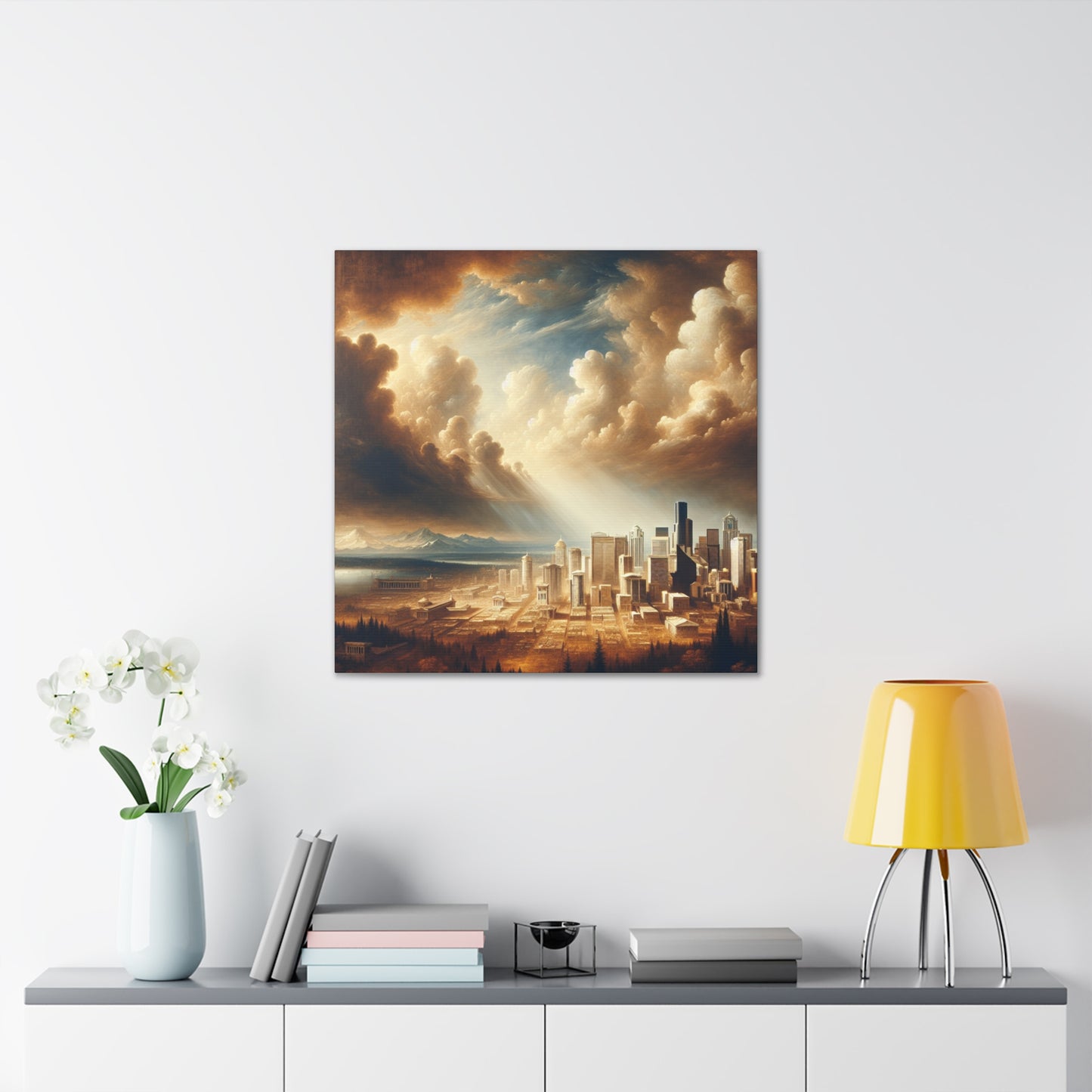 Emerald City's Renaissance Dreams - Canvas