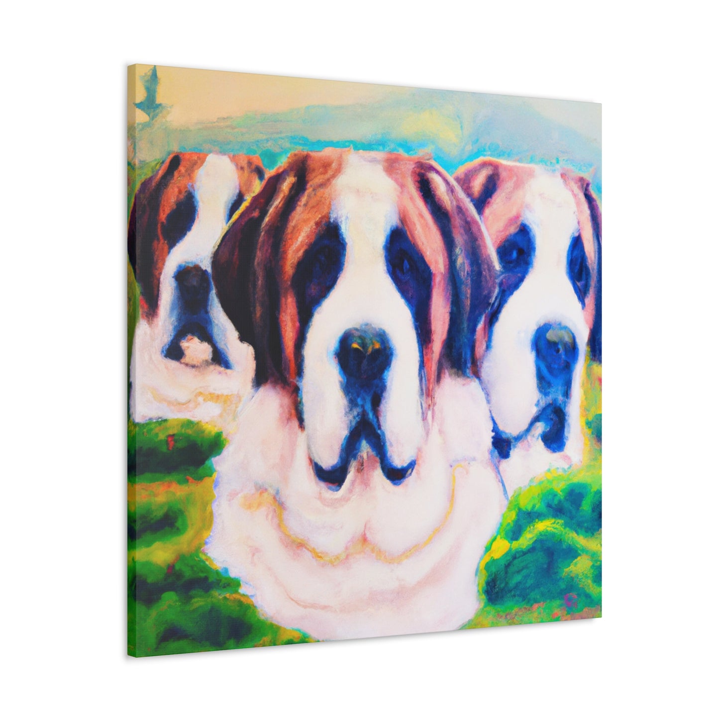 St. Bernard's Surreal Dream - Canvas