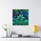 Leaf in Abstract Colors - Canvas