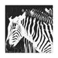 "Zebra Abstract Expressionism" - Canvas