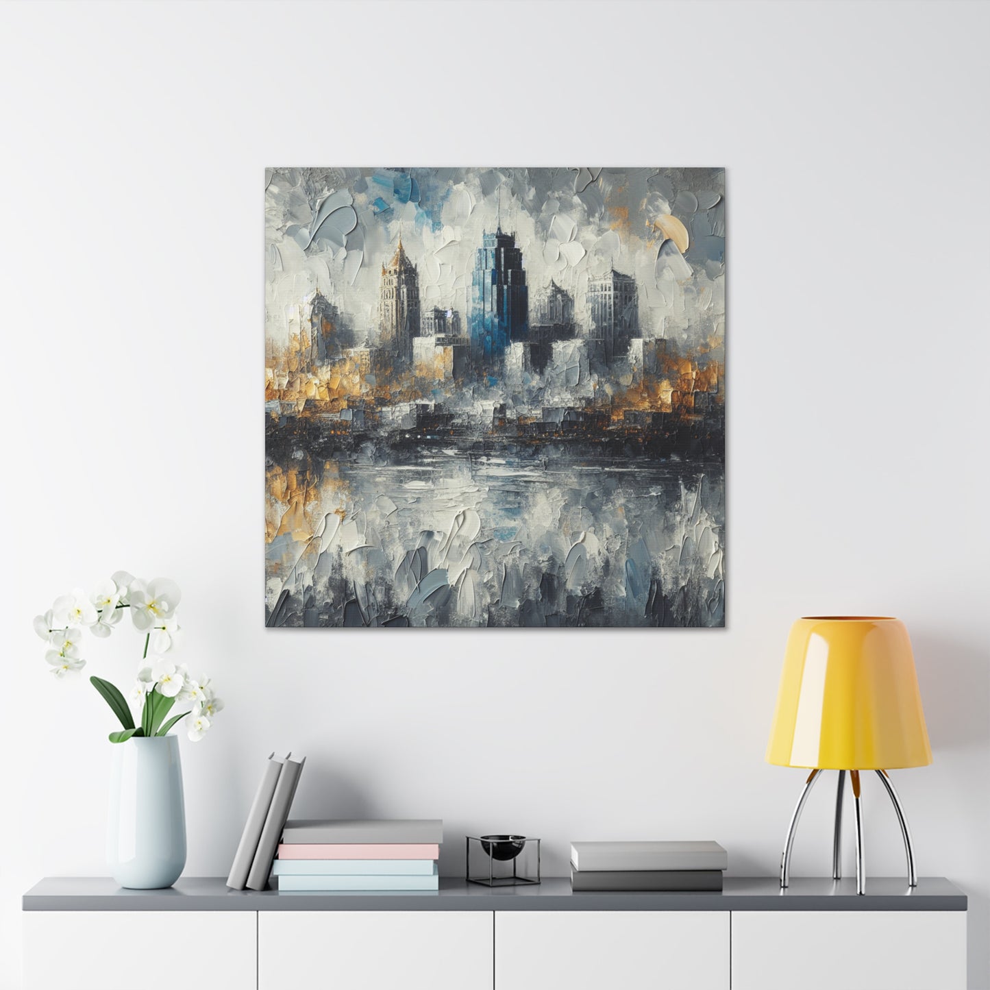 "Urban Symphony Unveiled" - Canvas