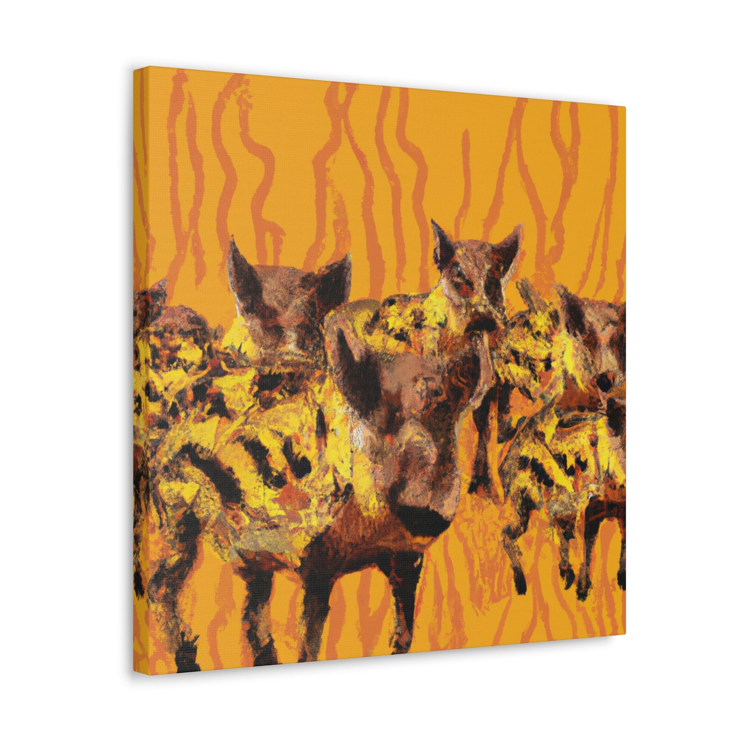 "Warthog War April Dream" - Canvas