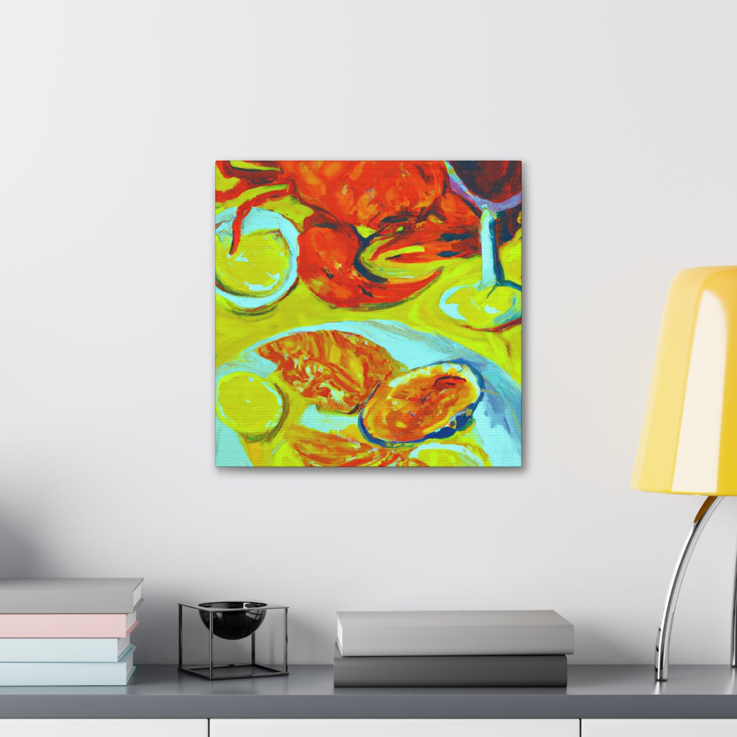 "Seafood in Post-Impressionism" - Canvas