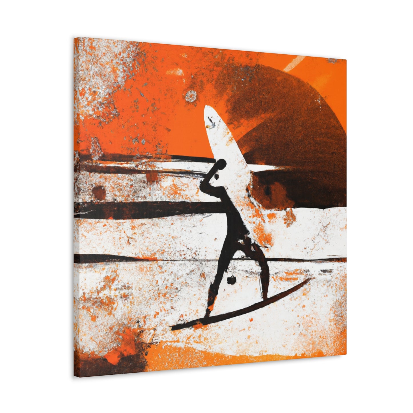 Surfing the Wave Crest - Canvas