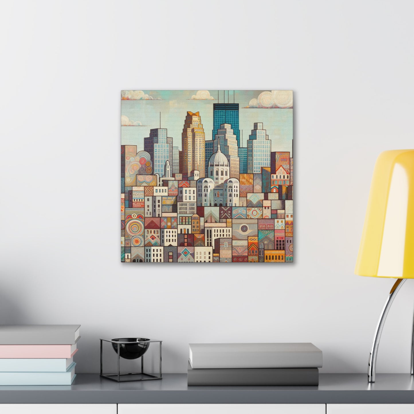 "Vibrant Minneapolis Melody" - Canvas