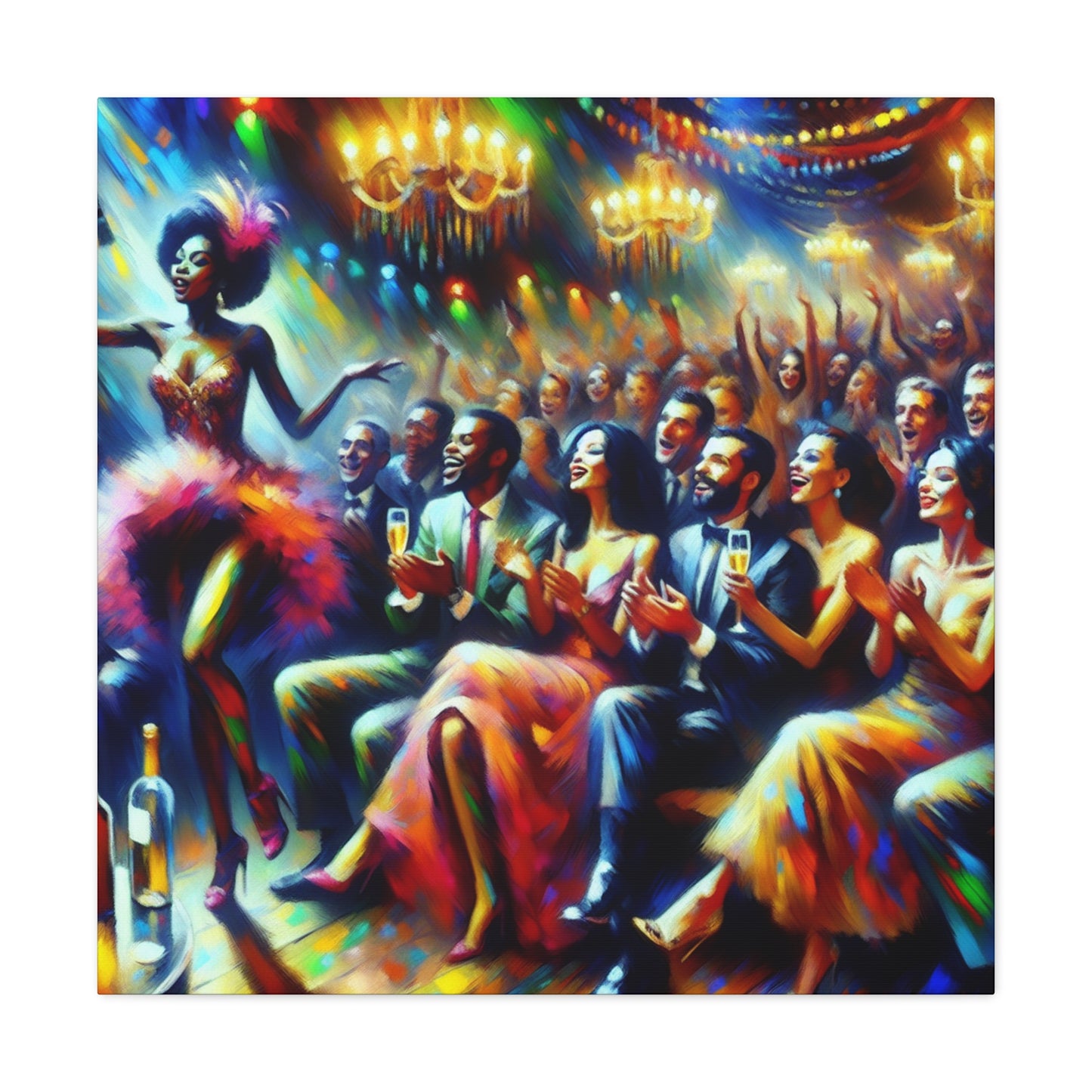 "Enigmatic Cabaret Extravaganza" - Canvas